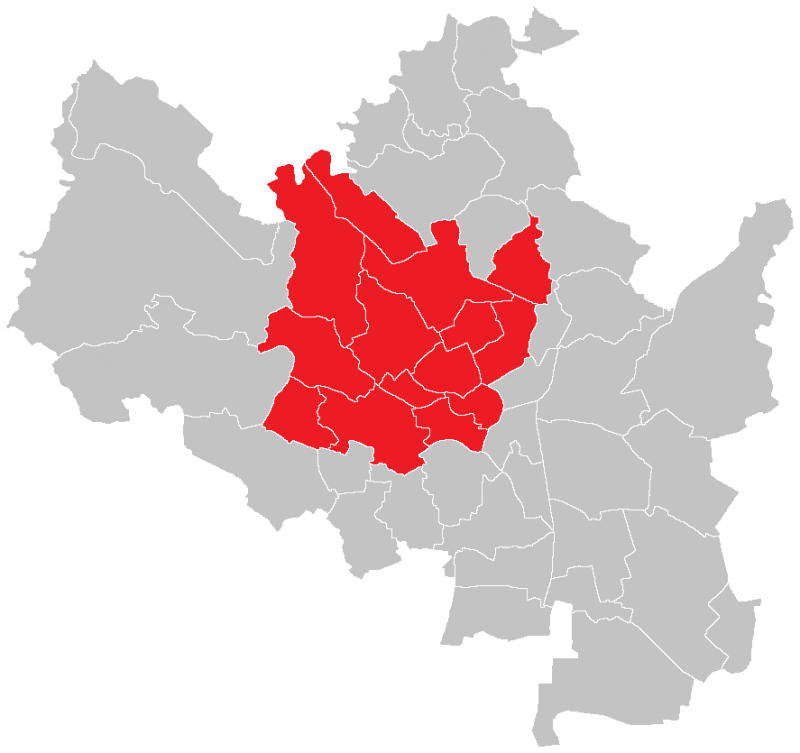 Žádané lokality v Brně se rozprostírají od středu města směrem na sever a na východ.